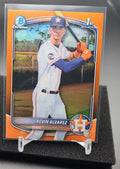 2025 Bowman Chrome Kevin Alvarez #BCP-227 Orange Refractor /25 1st Prospect image 0