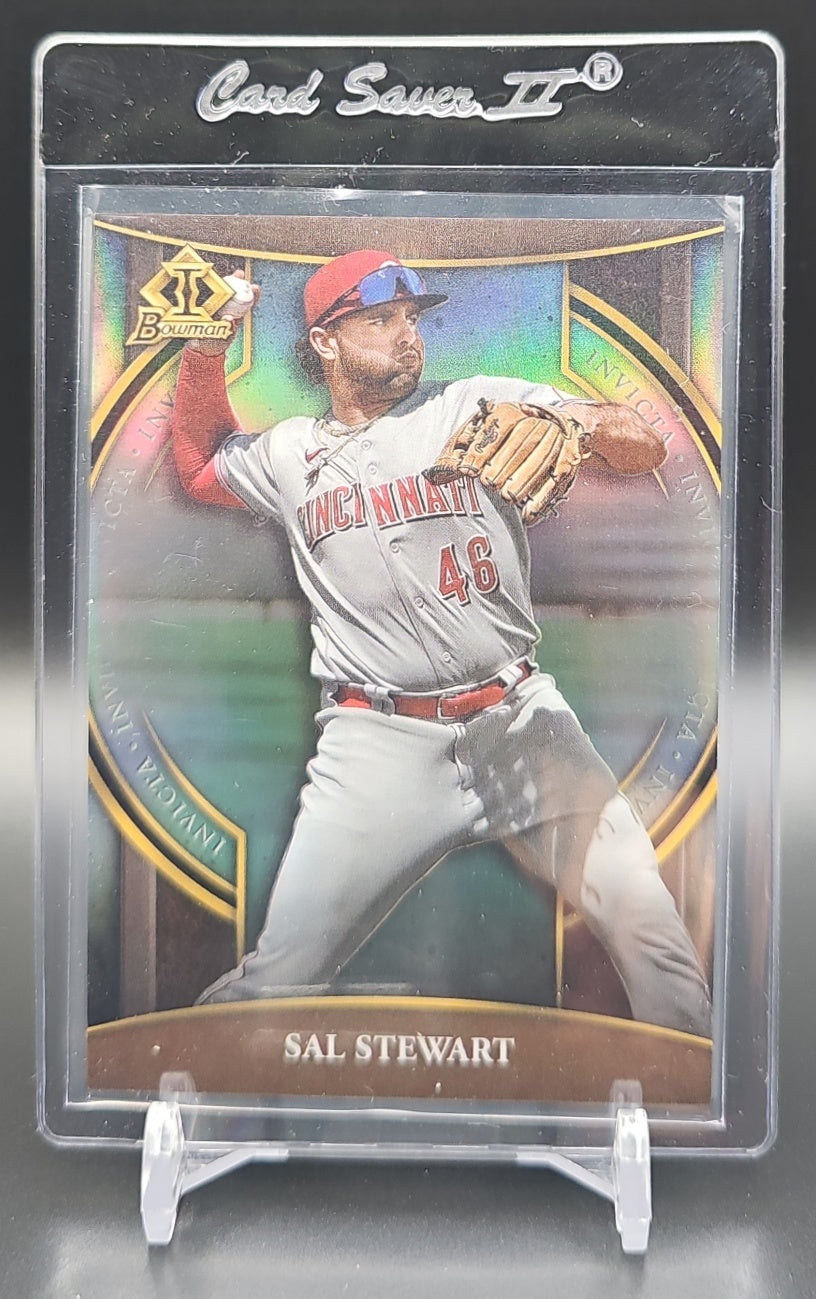 2023 Bowman Chrome Sal Stewart #BI-16 Invicta Reds nan nan image 0