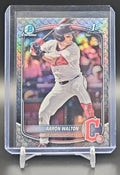 2025 Bowman Draft Aaron Walton #BDC-134 Chrome Steel Metal Refractor /100 1st Prospect nan nan image 0
