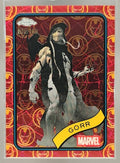 2025 Topps Chrome Marvel Gorr #45 Iron Man Red & Gold Lazer Refractor /100 image 0