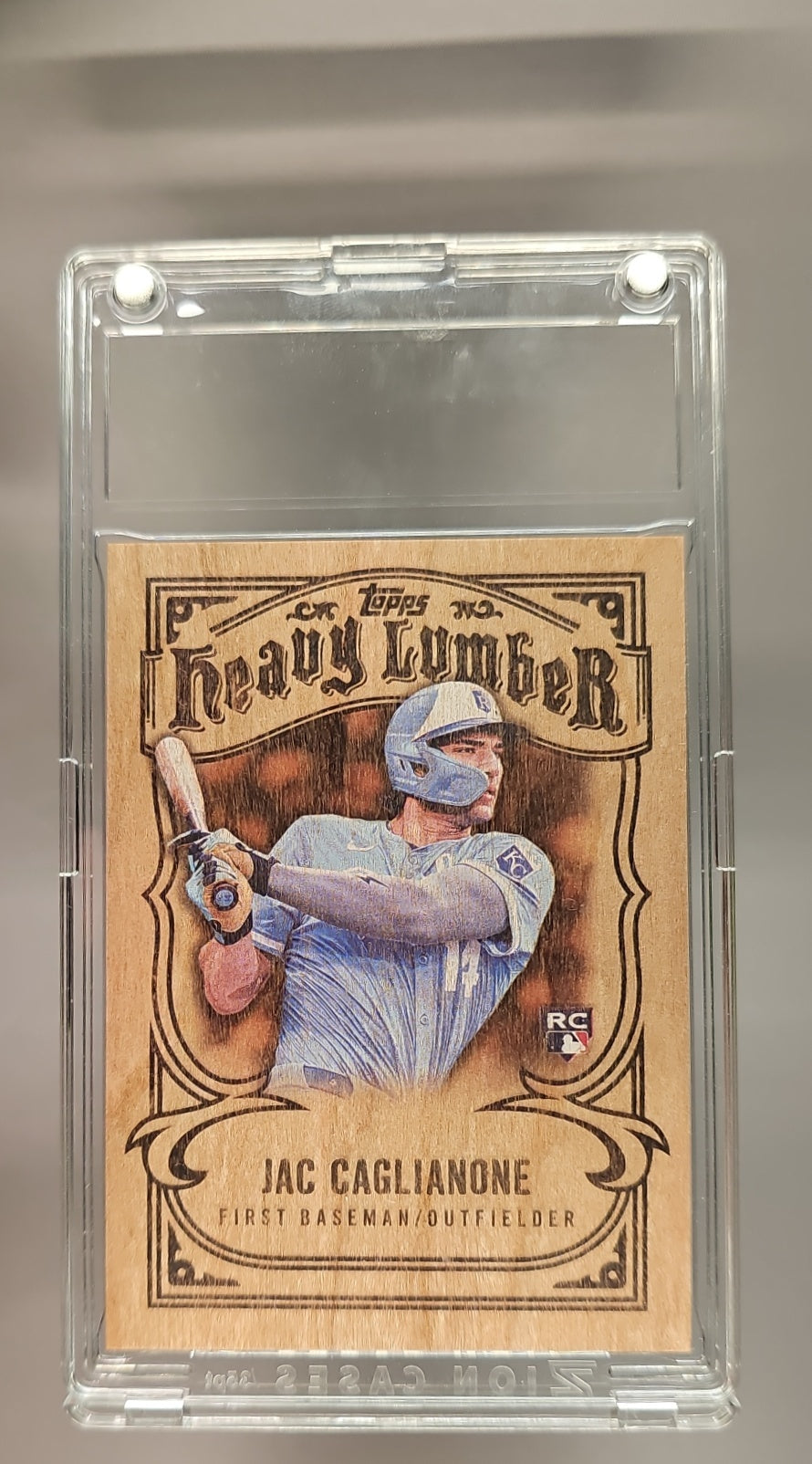 2026 Topps Series 1 Jac Caglianone #HL-18 Heavy Lumber RC SSP Royals image 0