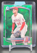 2025 Bowman Sapphire Christian Moore #BCP-107 Chrome Prospects Green Refractor /99 nan nan image 0