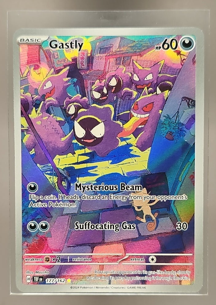 2024 Pokemon Temporal Forces Gastly #177/162 image 0