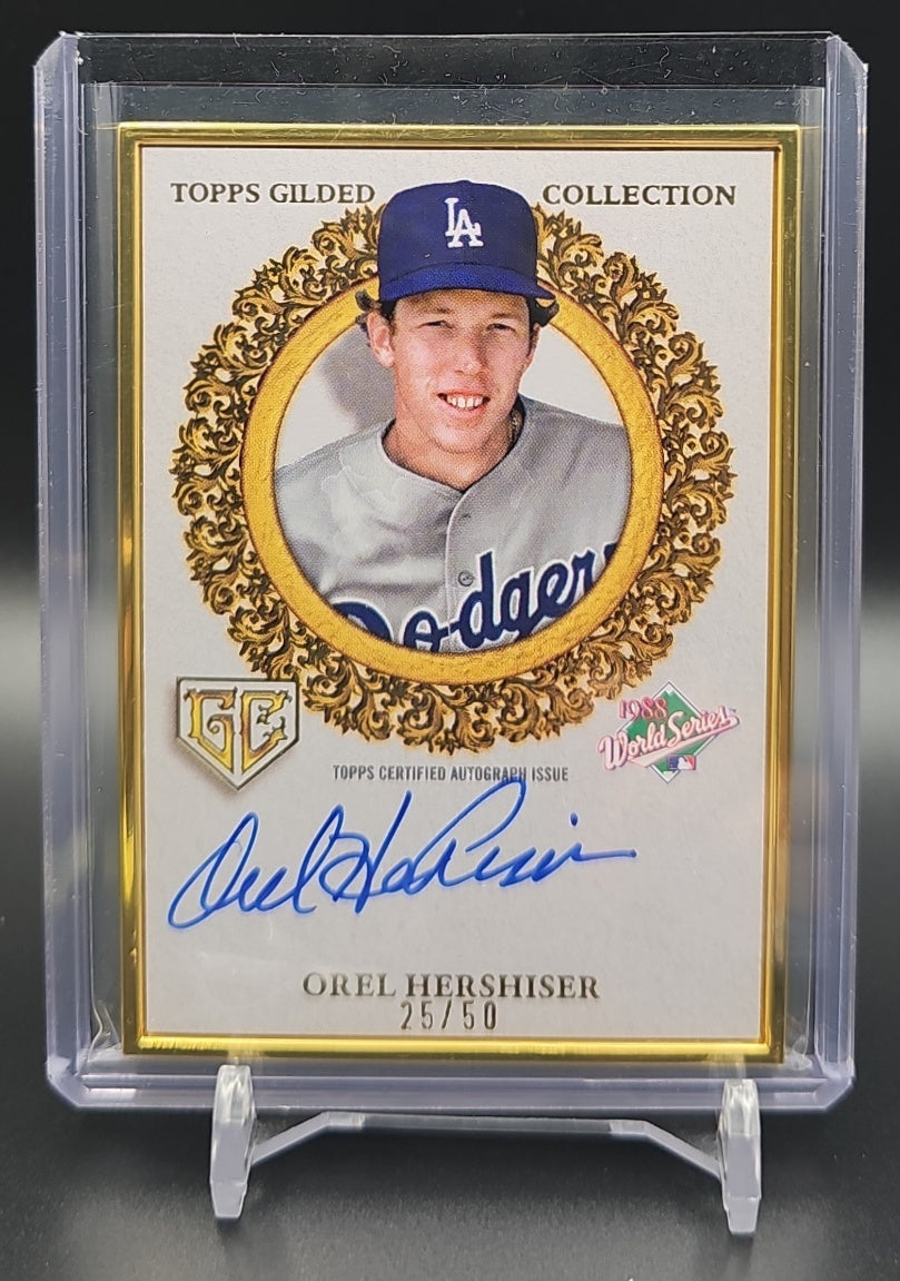 2025 Topps Gilded Collection Orel Hershiser #GCH-OH Champions Auto 25/50 Dodgers nan nan image 0