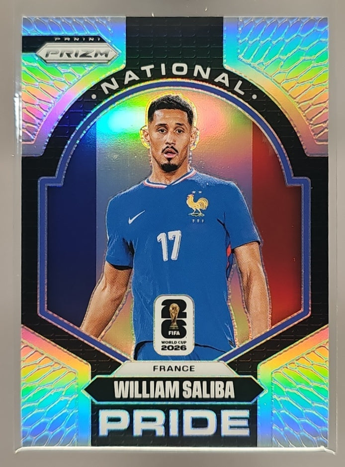 2026 Panini Prizm World Cup William Saliba #2 National Pride SSP France image 0
