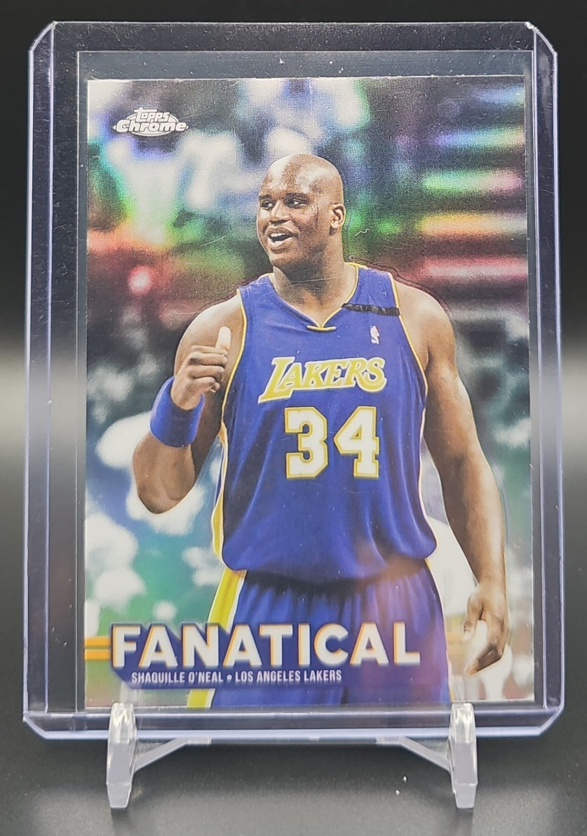 2025-26 Topps Chrome Shaquille O'Neal #FAN-16 Fanatical SSP Lakers nan nan image 0