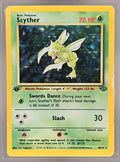 1999 Pokemon Jungle 1st Edition Scyther #10/64 image 0