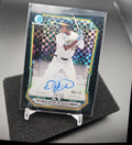 2026 Bowman Edgar Montero #CPA-EM Chrome Auto Black X-Fractor /10 1st Prospect image 0