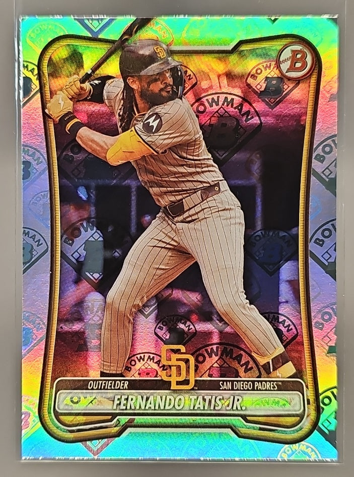 2026 Bowman Fernando Tatis Jr. #47 Logo Pattern Padres image 0