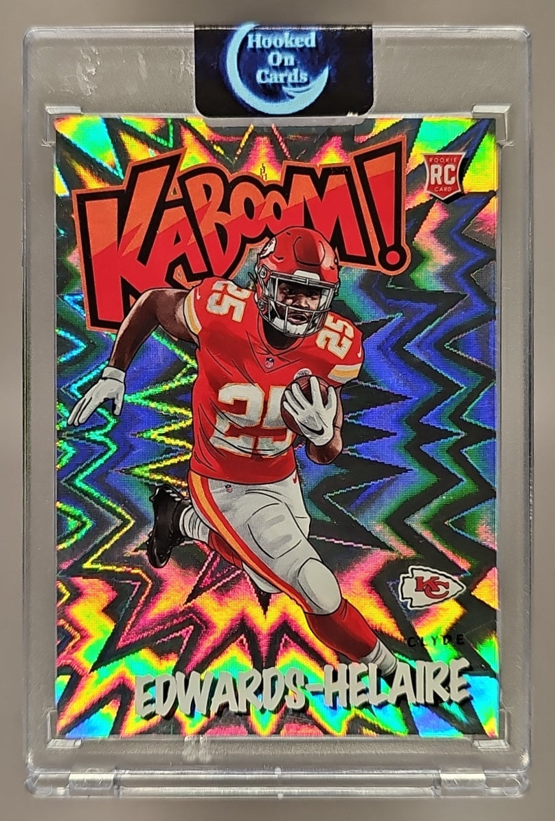 2020 Panini Absolute Clyde Edwards-Helaire #K-CE2 Kaboom SSP RC Chiefs image 0