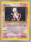 1999 Pokemon Unlimited Mewtwo #10/102 Set Rare Holo image 0