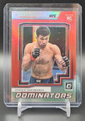 2022 Panini Donruss Optic UFC Shavkat Rakhmonov #25 Dominators Red 47/99 image 0