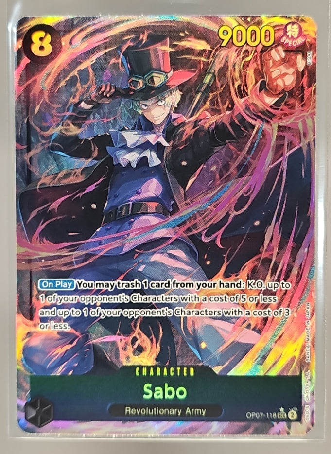2024 One Piece 500 Years in the Future Sabo #OP07-118 Alternate Art image 0