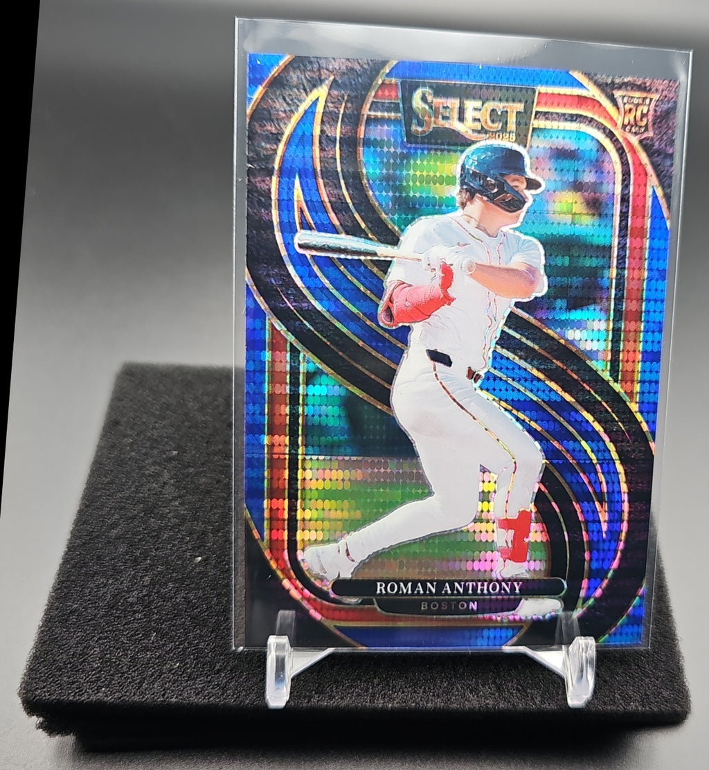 2025 Panini Select Roman Anthony #192 Premier Blue Pulsar Prizms /99 RC image 0