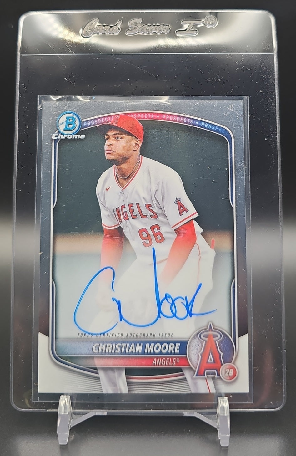 2025 Bowman Christian Moore #CPA-CMO Chrome Prospect Auto Angels nan nan image 0
