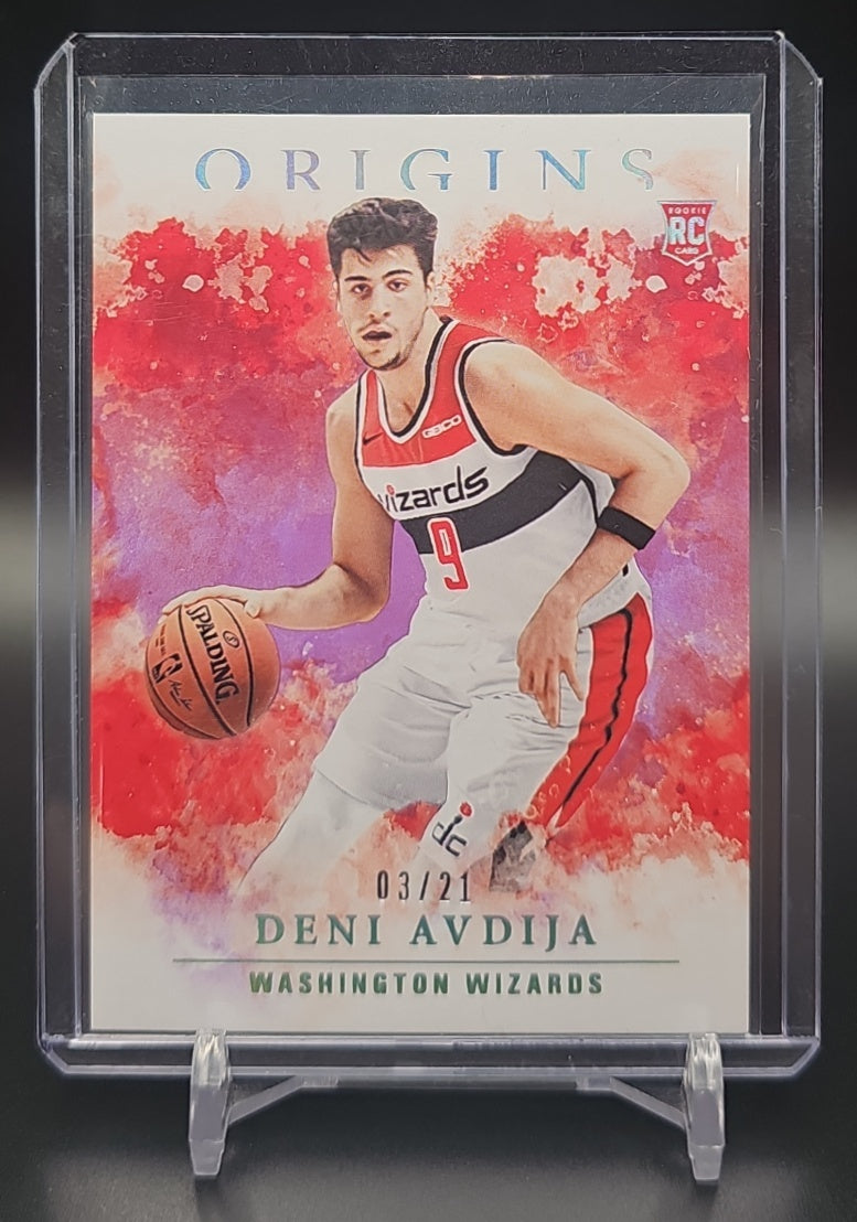 2020-21 Panini Origins Deni Avdija #79 Purple FOTL 3/21 RC Wizards image 0