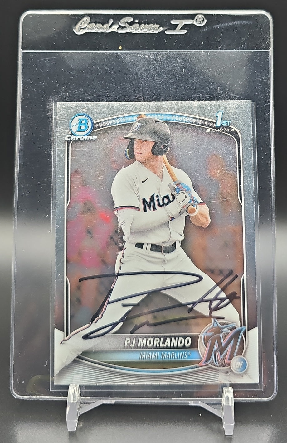 2025 Bowman PJ Morlando #BCP-91 Chrome 1st Prospect Marlins Auto nan nan image 0