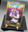 2025 Topps Chrome J.J. McCarthy #1975-22 1975 Gold Refractor 43/50 Vikings image 0