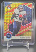 2021 Panini Mosaic Derrick Henry #196 Choice Prizm Fusion Red and Yellow /80 image 0