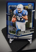 2023 Panini Donruss Optic Reggie Wayne #80 Purple Stars Prizm 7/15 Colts image 0