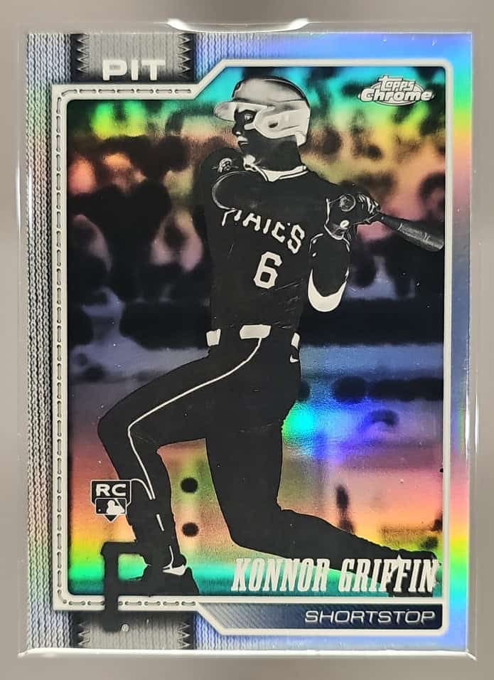 2026 Topps Chrome Konnor Griffin #74 Negative Refractor RC Pirates image 0