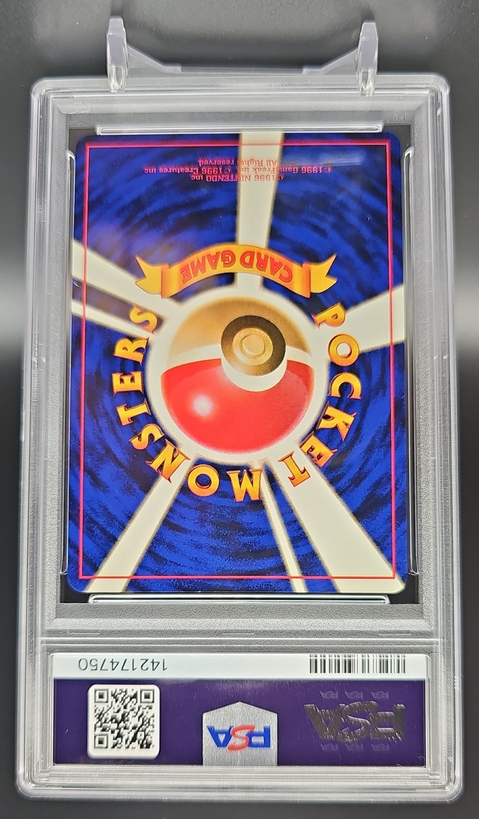 1997 Pokemon Japanese Rocket Rainbow Energy PSA 9 PSA 9.0 image 1