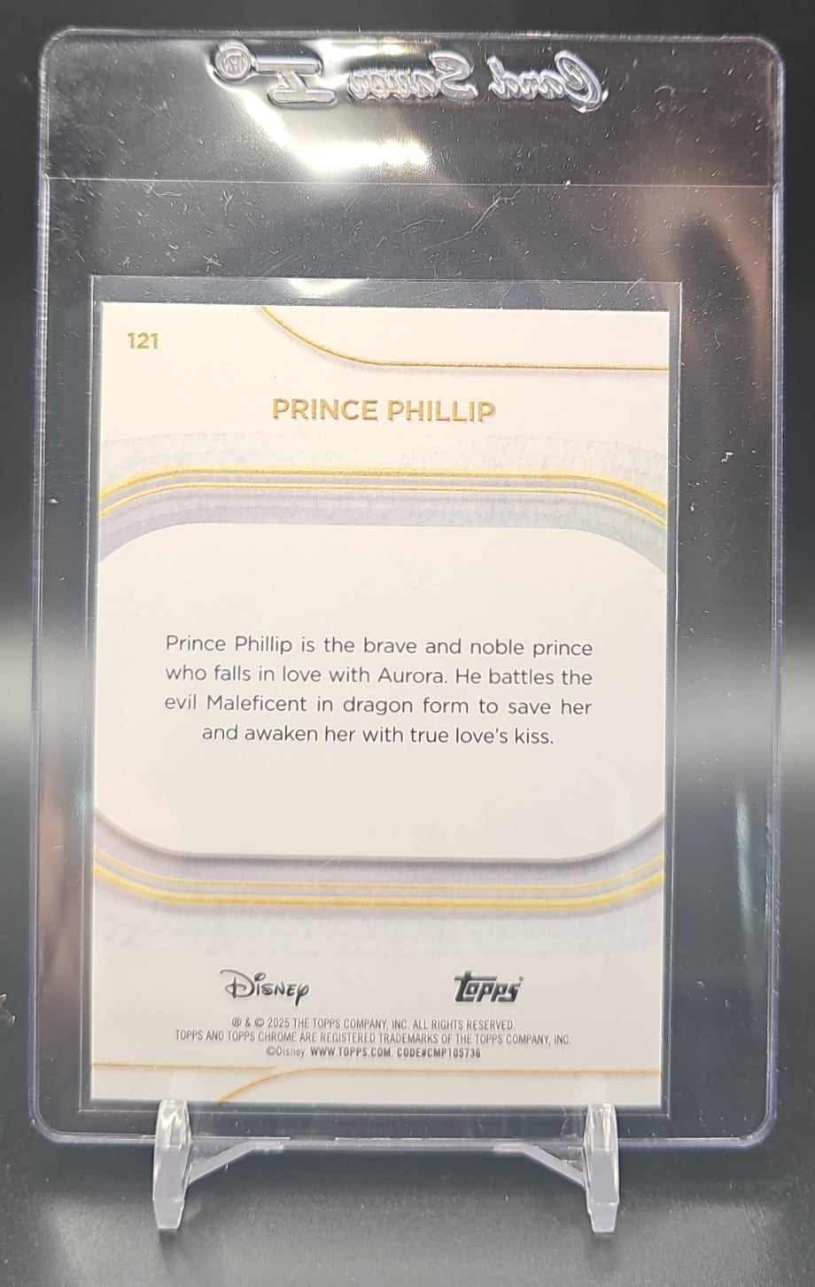2025 Topps Chrome Disney Prince Phillip #121 Green Wave Refractor /99 image 1