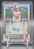 2025 Bowman Draft Quentin Young #CPA-QY Chrome Auto Refractor /499 1st Prospect nan nan image 0