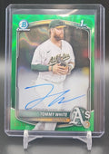 2025 Bowman Chrome Tommy White #CPA-TWH Auto Green Lava Refractor /99 1st Prospect image 0