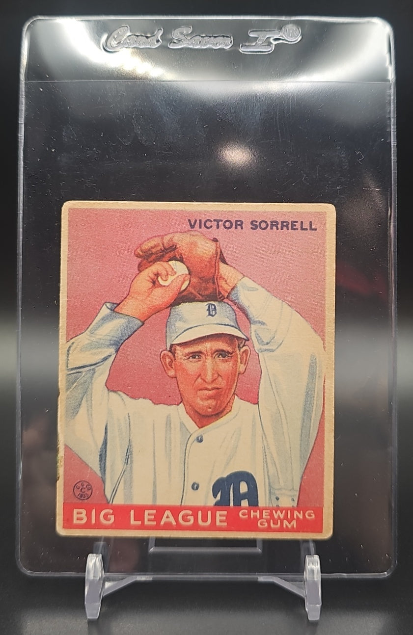 1933 Goudey R319 Victor Sorrell #15 RC Tigers image 0