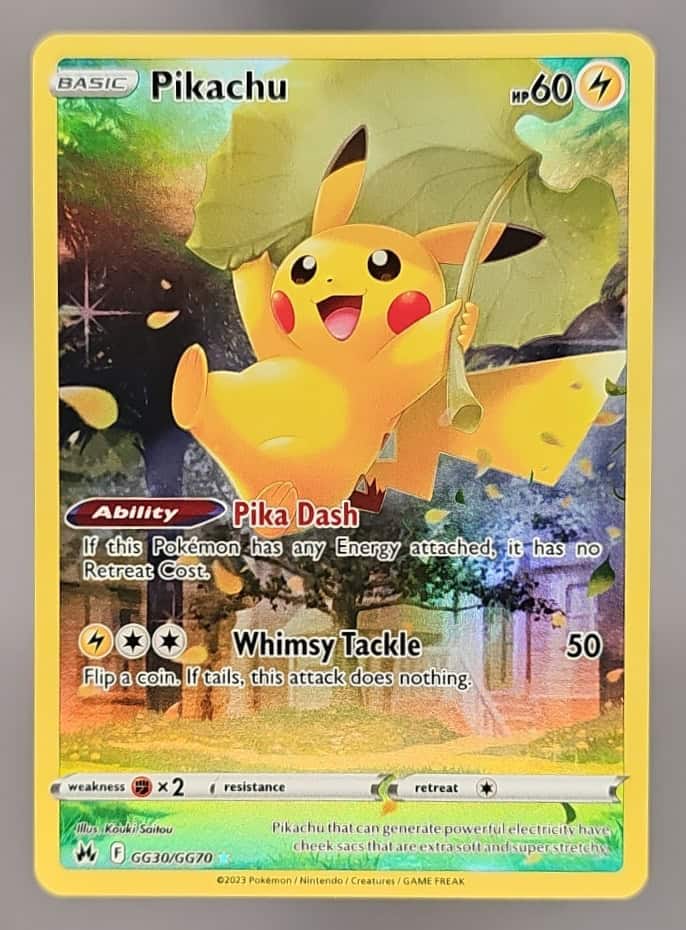 2023 Pokemon Sword & Shield Crown Zenith Pikachu #GG30/GG70 Galarian Gallery image 0