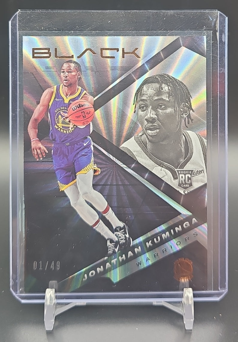 2021-22 Panini Black Jonathan Kuminga #80 Copper /49 RC Warriors image 0