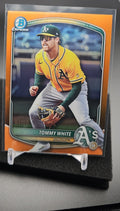 2025 Bowman Draft Tommy White #BDC-88 Chrome Orange Refractor 1/25 Athletics image 0