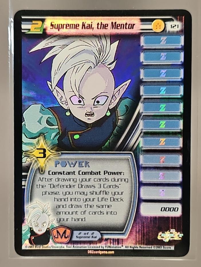 2003 Score Dragon Ball Z Babidi Saga Supreme Kai the Mentor LEV2 #121 Foil image 0