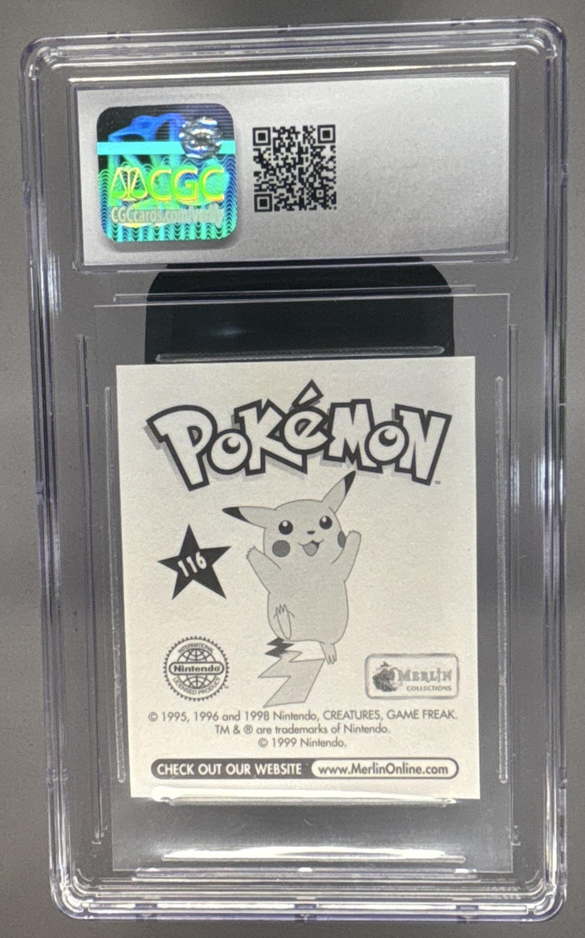 1998 Pokemon Merlin Series 1 Horsea #116