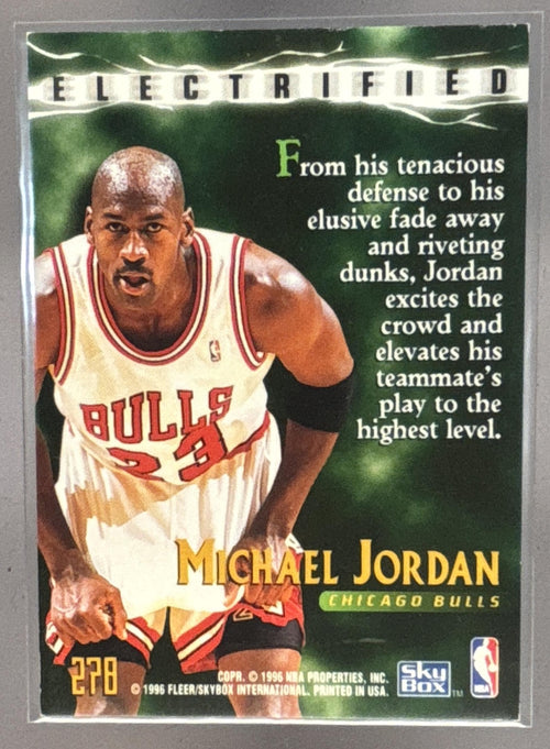 1995-96 Skybox Premium Michael Jordan #278 Electrified Bulls
