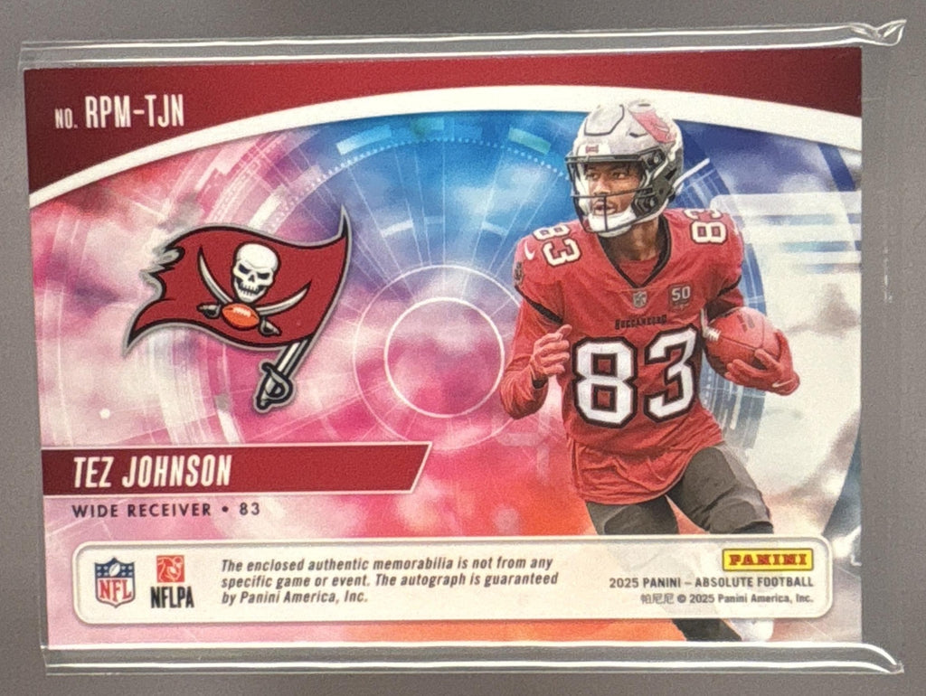 2025 Panini Absolute Tez Johnson #RPM-TJN RPA /399