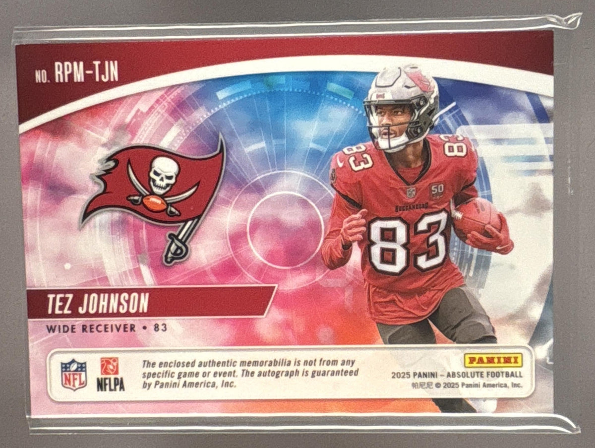 2025 Panini Absolute Tez Johnson #RPM-TJN RPA /399