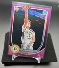 2025-26 Bowman Taelon Peter #BCV-50 Chrome Pink Refractor 32/199 RC Pacers image 0