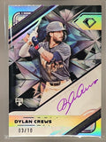 2025 Topps Diamond Icons Dylan Crews #WPA-DC White PolychromatINK Auto Black/Purple Ink /10 RC image 0
