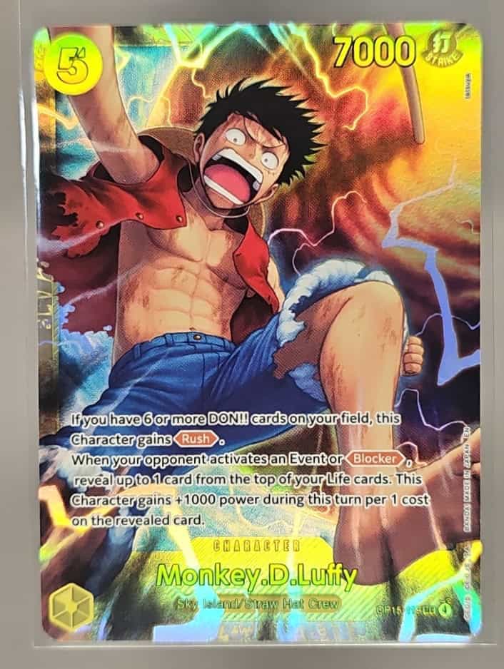 2026 One Piece Adventure on Kami's Island Monkey D. Luffy #OP15-119 Secret Rare image 0