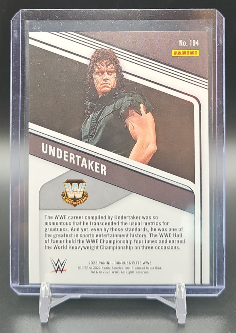 2023 Panini Donruss Elite WWE Undertaker #104 Blue /149 image 1
