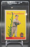 1958 Topps Red Schoendienst #190 Braves image 0