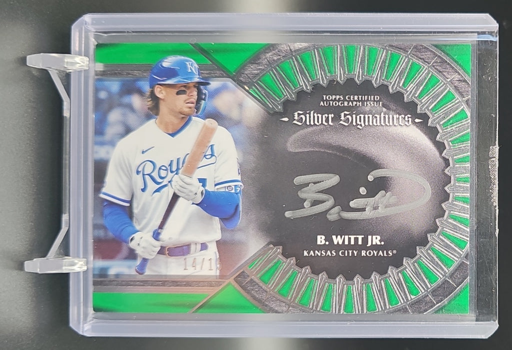 2023 Topps Five Star Bobby Witt Jr. #SS-BW Silver Signatures Green /15 Auto nan nan image 0