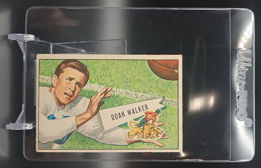 1952 Bowman Large Doak Walker #3 Lions image 0