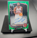 2025 Bowman Zuby Ejiofor #CPA-ZE Chrome Auto Green Refractor /99 1st Prospect image 0
