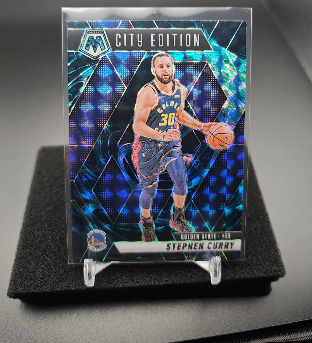 2024-25 Panini Mosaic Stephen Curry #272 Genesis Mosaic City Edition Warriors image 0