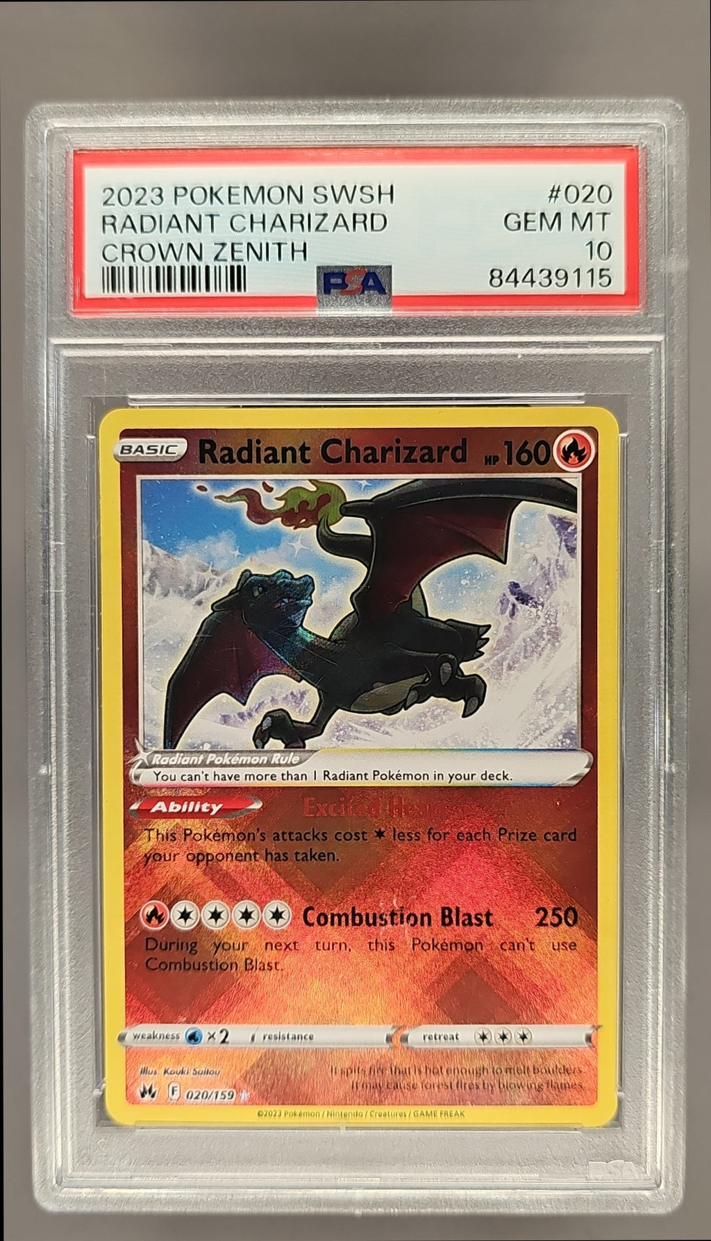 Radiant Charizard front image