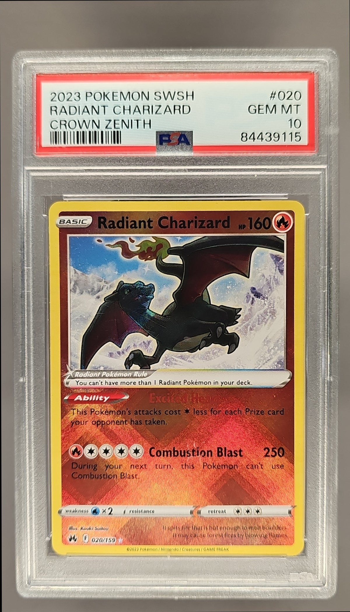 Radiant Charizard front image