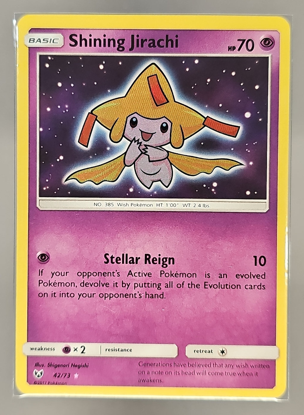 Shining Jirachi front image